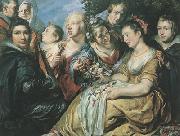 Peter Paul Rubens The Artist with the Van Noort Family (MK01) china oil painting reproduction